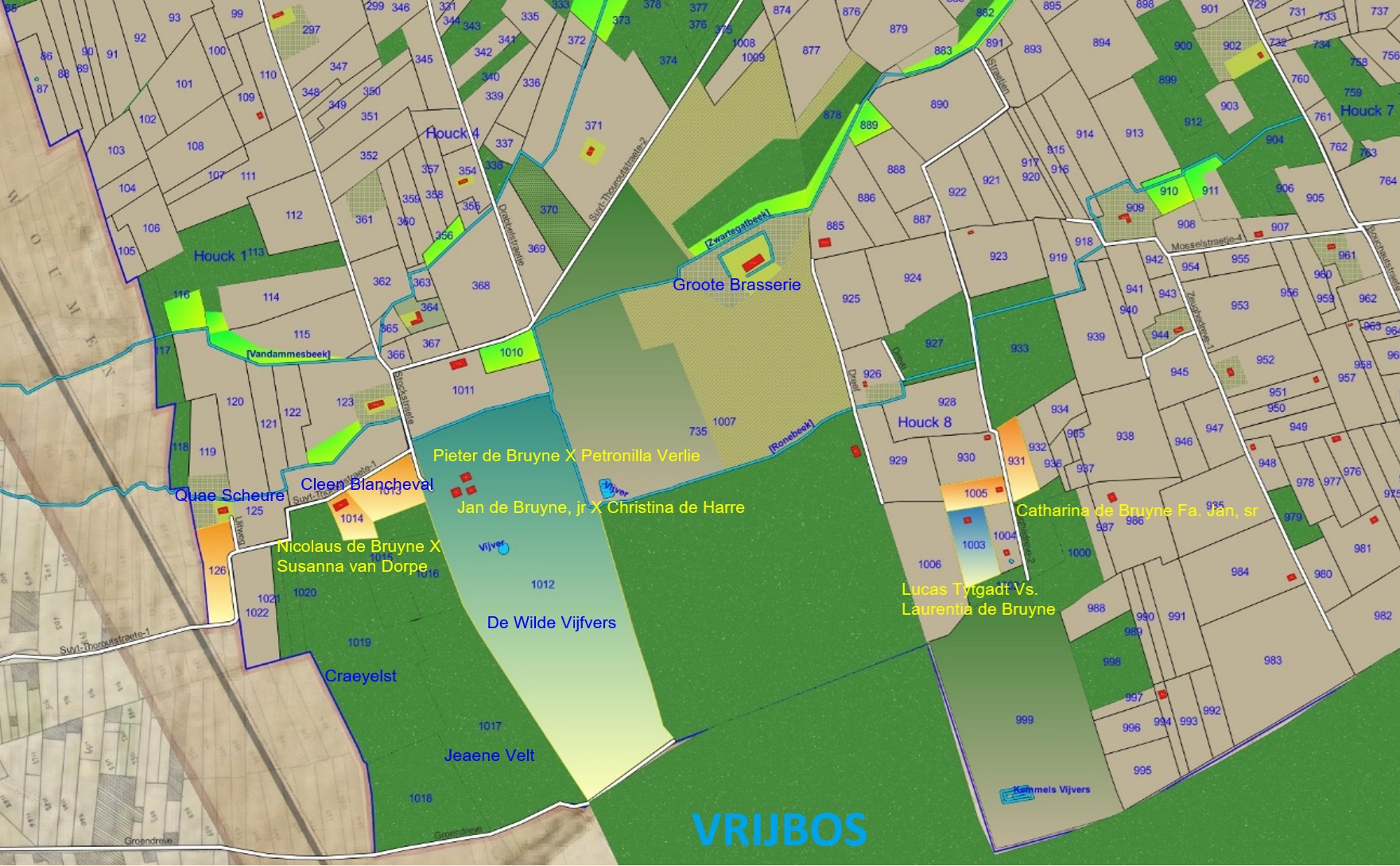 de Bruyne in het Terrier Klerken 1686